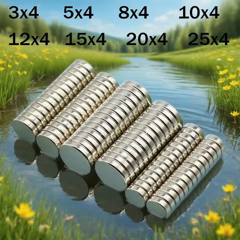 Powerful Neodymium Magnet Round Super Strong Magnets N35 NdfeB Permanent Magnetic imanes Refrigerato