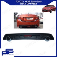 Toyota Vios Gen3 Gen 3 Superman 2014 2015 2016 2017 2018 July Rear Bumper Lip Diffuser / Rear Bumper