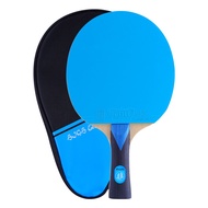 TUTTLE Colorful Table Tennis Single Racket 5-Ply Wood + 2-Ply Carbon Blade Double Pips-in Rubber Pin