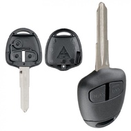 2 Buttons Car Remote Key Shell Case with MIT11 Blade for Mitsubishi