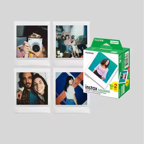 Classic Fujifilm Instax Square White Edge Films Photo Paper 10 20 50 100 Sheets for Instax SQ10 SQ6 