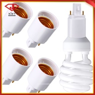 4 Pcs G24d to E27 Adapters Double Pin Light Bulb Sockets Extenders Lamp Accessories  yuanjingyouzhan