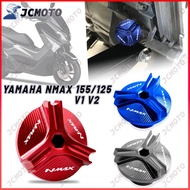 For YAMAHA NMAX125 NMAX155 V1 V2 NMAX 125 150 155 Motorcycle Accessories CNC Engine Filler Tank Cap Cover Oil Drain Sump Plug