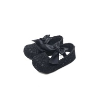 HITAM Children's SHOES Baby girl shoes BLACK WAVE DRESS 0/12 MONTHS