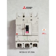 ( โปรโมชั่น++) คุ้มค่า MITSUBISHI MCCB NF250-CV 3P 250A เบรคเกอร์มิตซูบิชิแท้ ราคาสุดคุ้ม เบรค เกอร์