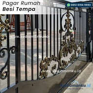 Pagar Rumah Besi Tempa - Rumah Mewah Model Klasik Realpict