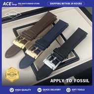 Tali Jam FOSSIL 20mm Men's Watch Strap Genuine Leather Apply to FS4632 BQ1009 FS4839 ME3078 BQ1007