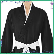 [CDWDC]Anime Bleach Bleach Kurosaki Ichigo Cosplay Costume for Traditional Japanese Male Kimono for 