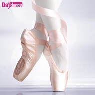 ETXGirls Ballerina Ballet Pointe Shoes Pink Women Satin Professional Ballet Shoes for Dancing