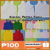 ◫ ☘️ ♟ COD Baby Colored Aircool Presko Sando See Through Butas