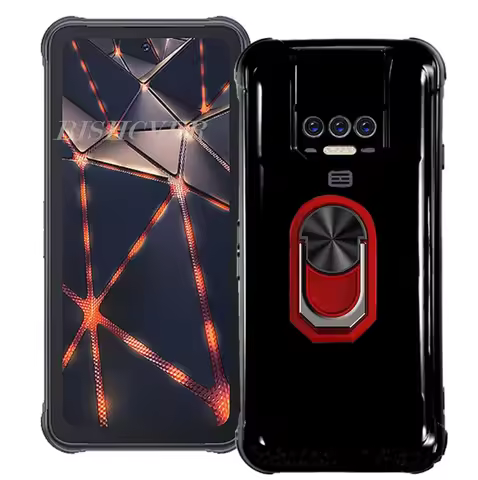 For Cubot KingKong 8 6.53" King Kong KingKongPower KingKong8 Back Ring Holder Bracket Case Smartphon