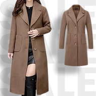 jubah blazer panjang wanita long coat selutut
