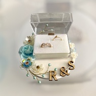 Custom Ring Box / Engagement Ring Box / Engagement Custom/ AcrylicRing Box