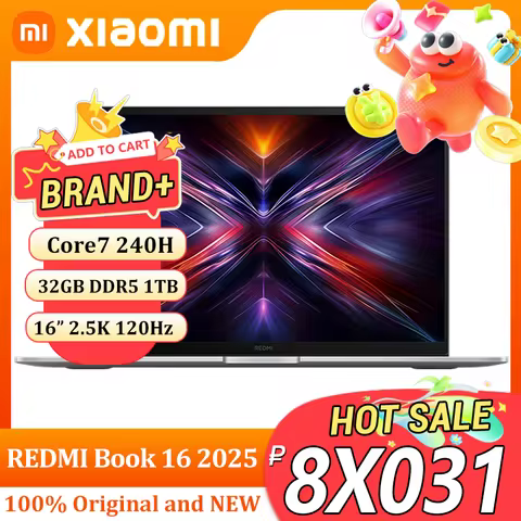 Xiaomi REDMI Book 16 2025 Core7-240H 32GB+1TB 16inch 2.5K 120Hz Screen
