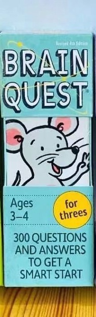 BRAIN QUEST FOR THREES AGE 3-4 1件
