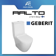 AALTO AL8060 GEBERIT WHITE WASHDOWN ONE PIECE TOILET BOWL