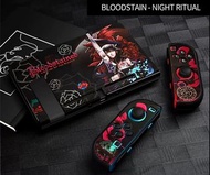 NS switch 主題機殼 - 血咒之城 Theme Case - Bloodstained 🔆送玻璃保護貼(Glass screen protector included)