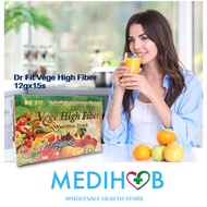 [USA FORMULATION] DR. FIT Vege High Fiber Nutrition Drink 12g (15 Sachets) [Fibre] [Halal] EXP 12/9/