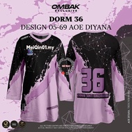 Tshirt Woman Muslimah Jersey Baju Muslima Loose Sport Baju Jersey Muslimah OMBAK EXCLUSIVE Custom Nu