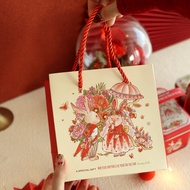 Bunny lulu Wedding Series Paper Bag Tote Bag Bunny Couple Gift Bag Wedding Candy Bag Accompanying Ha