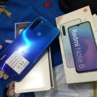 Hp xiaomi redmi Note 8 ram 6/128gb Second resmi xiaomi redmi fullset