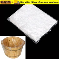 MAGIZO 90PCS Disposable Foot Tub Liners, Foot  SPA 55*65cm Bath Basin Bags,  Plastic Thicken Foot Ca