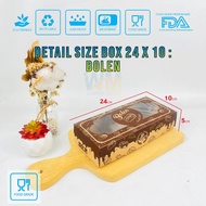 (Isi 50pcs) Dus Brownies 30x10x5 / Dus Brownies Box 30x10 / Box Brownies / Dus Bolen / Box Bolen /