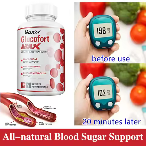 All-natural Blood Sugar Support Supplement Balances Blood Sugar, Blood Pressure, Glucose Metabolism,