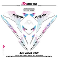Striping Mx King 150 Sticker Y15zr Sticker Mx King150 Sniper150 Mxi Jupiter Mx Ink. Motif Sticker 17