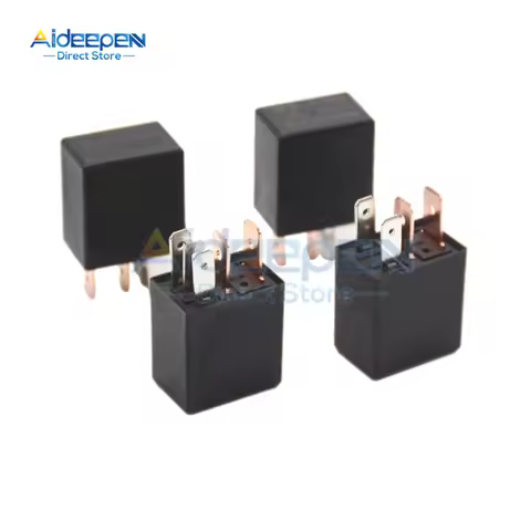 Waterproof Automotive Relay 12V 4pin 5pin 4P 5P 40A Car Relay Auto Relay With Relay Socket Car Autom