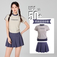 Big Girl Swimsuit Girl Split Swimsuit Student Summer Seaside Vacation Girl Sports Diving Skirt Swims