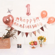 Wedding Anniversary Decoration Love Romantic Confession Room Valentine's Day Anniversary Dress Up Ba