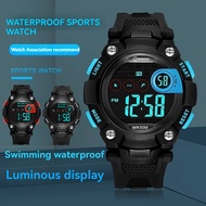 Sports Watch Kids' Day Multifunctional Digital LED Watch Boys&Girls Waterproof Girls Boys Watch