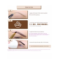 eyebrow mascara Eyebrow Dye Eyebrow Dye Eyebrow Dye Eyebrow Cream Semi-Permanent Light Brown Black W