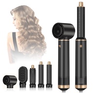 UKLISS Hot Air Brush 5 in 1Hair Curler Automatic Curly Hair Iron Straightener Hair Thermal Brush Hai