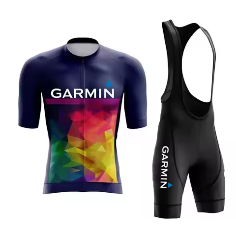 garmin jersey cycling men's cycling jersey MTB outdoor quick drying breathable cycling suit kit