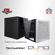 [ Fast delivery ]  Tecware Quad Mini Cube MATX / ITX Desktop Computer PC case