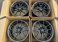 二手原廠正品日本RAYS G025 MK色鍛造19吋輪轂 數據  5X112 8.5J ET35 適用：奧迪 A4 S4 A4Avant 平治 A35 A45 等