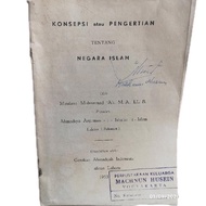 Conception or reinforcement book about Islam 18 pages 1953