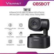 OBSBOT TINY SE AI-POWERED FULL HD 1080P PTZ WEBCAM WITH AI TRACKING WITH AUTO ZOOM, 1/2.8" CMOS& VAR