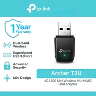 TP-Link | Archer T3U | AC1300 | WiFi 5 | Mini | USB | WiFi | Receiver | Adapter | Dongle | Dual Band