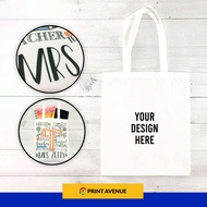 PERSONALIZED CANVAS TOTE BAG SOUVENIR/GIVEAWAY