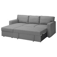 IKEA IKEA Bao Shiluo Three-Person Sofa Bed Fabric Sofa European-Style Sitting Horizontal Dual-Use So