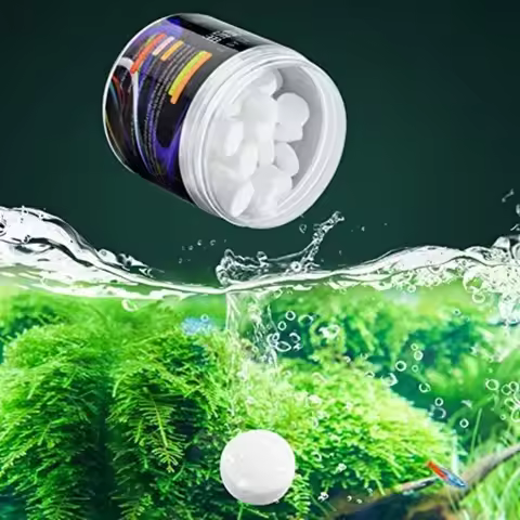 120PCS Tablets Form CO2 Tablet Diffuser Tablets Carbon Dioxide Carbon Dioxide Generator CO2 Diffuser