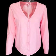 Victoria's Secret維多利亞的秘密粉紅色純棉長袖外套