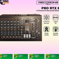 ZL Recording Tech Pro RTX8 - 8 Channel Professional Audio Mixer