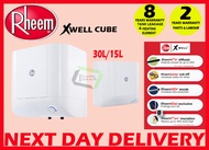 RHEEM Xwell Cube XC-15/XC-30 Classic Plus Electric Storage Water Heater| Singapore Warranty | Express Free Home Delivery