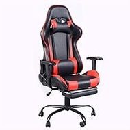 Office Chair Ergonomic Gaming Chair High Back Racing Seat Lumbar Support and Retractable Footrest Office Chair,White,Free Size (Red Free Size) lofty ambition