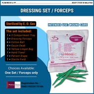 HARSH-MED Dressing Set (Sterile; 3 Forceps) - 1 set/pkt or Plastic Dressing Forceps only (Non-steril