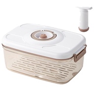 Vacuum Sealed Canister Household Fresh-Keeping Box Drainable Kitchen Organizers Plastic